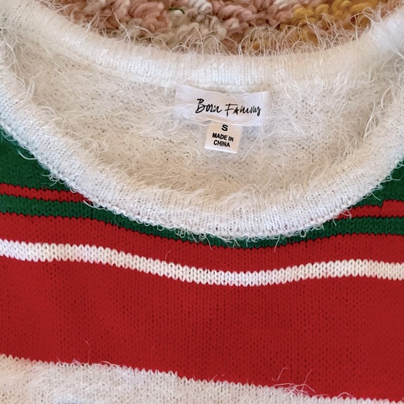 Adorable Holiday Snowman Dress, fuzzy white- size small - Picture 3 of 6